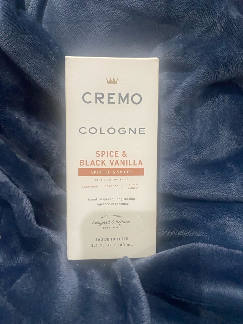 CREMO Spice & Black Vanilla Cologne - Men's Eau de Toilette, White